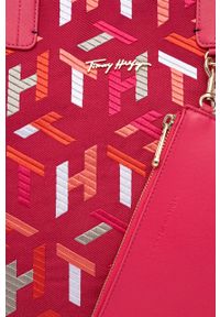 TOMMY HILFIGER - Tommy Hilfiger torebka ICONIC kolor różowy. Kolor: różowy. Rodzaj torebki: na ramię #2