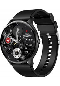 Giewont - Smartwatch Veltori VT160-1 Czarny Pasek Silikonowy. Rodzaj zegarka: smartwatch. Kolor: czarny