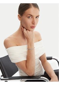 Swarovski Bransoletka bangle Dextera 5725222 Srebrny. Materiał: metalowe. Kolor: srebrny #3