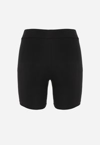 Renee - Czarne Gładkie Szorty Biker Shorts z Bawełny Retusea. Okazja: na co dzień, na spacer. Kolor: czarny. Materiał: bawełna. Długość: krótkie. Wzór: gładki. Styl: sportowy, casual #2