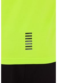 EA7 Emporio Armani - EA7 Zielona męska koszulka polo, Rozmiar XL. Typ kołnierza: polo. Kolor: zielony #7