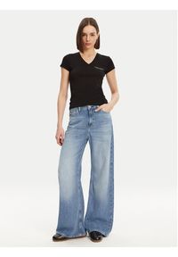 Armani Exchange T-Shirt 8NYT81 YJG3Z 52AK Czarny Regular Fit. Kolor: czarny. Materiał: bawełna #4