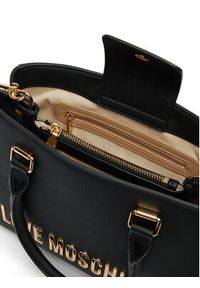 Love Moschino - LOVE MOSCHINO Torebka JC4022PP1MKD0000 Czarny. Kolor: czarny. Materiał: skórzane