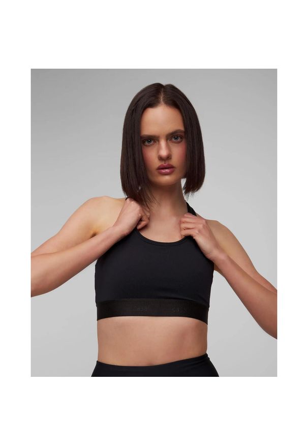 CASALL - Stanik Casall Graphic Sports Bra. Kolor: czarny, zielony. Sport: joga i pilates
