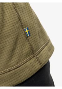 Fjällräven - Bluza polarowa męska Fjallraven Abisko Lite Fleece Half Zip. Kolor: zielony. Materiał: polar