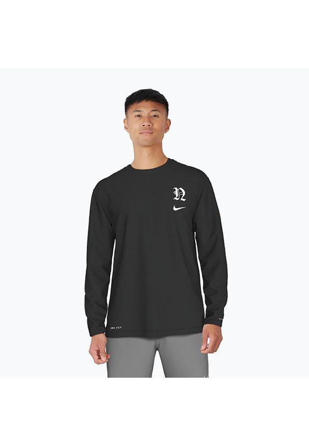Longsleeve męski Nike Luxe Letter Hydroguard. Kolor: czarny. Długość rękawa: długi rękaw