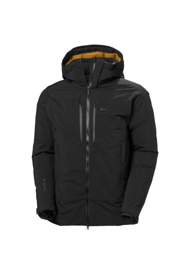 Kurtka narciarska z kapturem Helly Hansen Kvitfjell Infinity Down. Typ kołnierza: kaptur. Kolor: czarny. Sezon: zima. Sport: narciarstwo