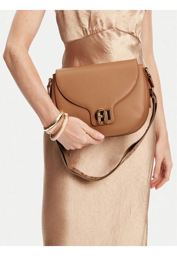 Furla Torebka Lotus S WB01605 BX0356 CN 4275S Brązowy. Kolor: brązowy. Materiał: skórzane