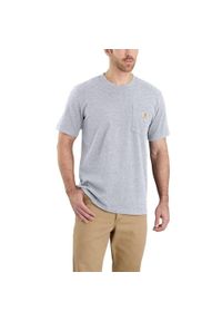 Koszulka sportowa męska T-shirt Carhartt Heavyweight Pocket K87. Kolor: szary
