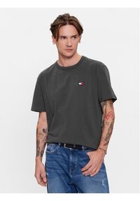 Tommy Jeans T-Shirt Classic Xs Badge DM0DM17870 Szary Classic Fit. Kolor: szary. Materiał: bawełna