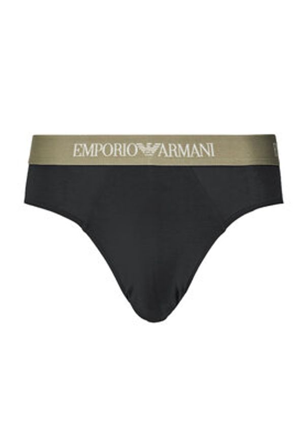 Emporio Armani Underwear Komplet 3 par slipów EM000256 AF10800 MC112 Zielony. Kolor: zielony. Materiał: bawełna