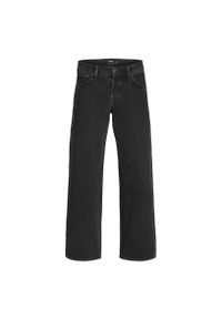 Jeans Jack & Jones Eddie Original 275 czarny denim. Kolor: czarny. Materiał: denim, jeans. Sport: skateboard #1