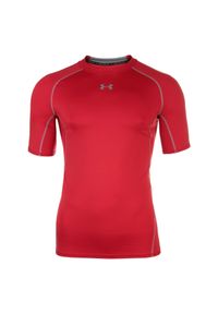 Koszulka męska Under Armour HeatGear Compression Shirt 1257468. Materiał: materiał, włókno, elastan, poliester. Wzór: gładki #1