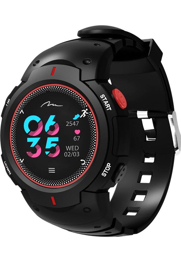 Czarny zegarek Media-Tech smartwatch