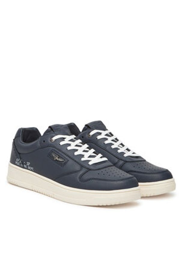 Aeronautica Militare Sneakersy 251SC235PL277 Granatowy. Kolor: niebieski. Materiał: skóra