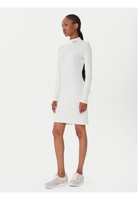 Guess Sukienka codzienna V5BK04 KCBF1 Écru Slim Fit. Okazja: na co dzień. Materiał: bawełna. Typ sukienki: proste. Styl: casual #4