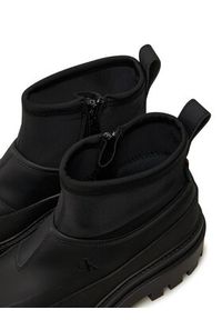 Calvin Klein Jeans Kalosze Flatform Rainboot Low Mg R YW0YW01560 Czarny. Kolor: czarny #3