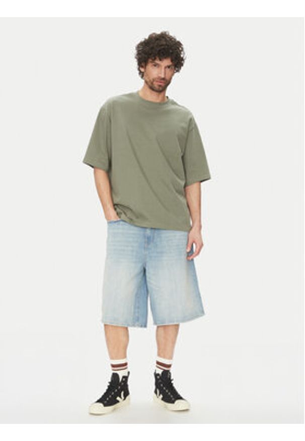 Only & Sons Szorty jeansowe Carl 22032958 Niebieski Balloon Fit. Kolor: niebieski. Materiał: bawełna