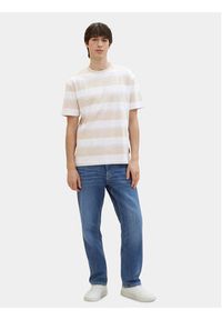 Tom Tailor Denim T-Shirt 1040844 Beżowy Relaxed Fit. Kolor: beżowy. Materiał: bawełna #6