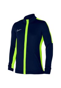 Nike - Męska Kurtka Dresowa. Kolor: wielokolorowy, niebieski, zielony. Materiał: dresówka