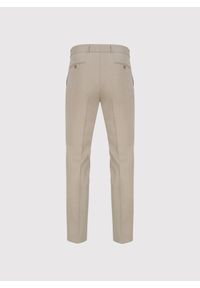 Pako Lorente - PAKO LORENTE – Beżowe spodnie ganiturowe. Kolor: beżowy. Materiał: poliester, elastan, wiskoza. Wzór: gładki. Styl: elegancki, młodzieżowy #4