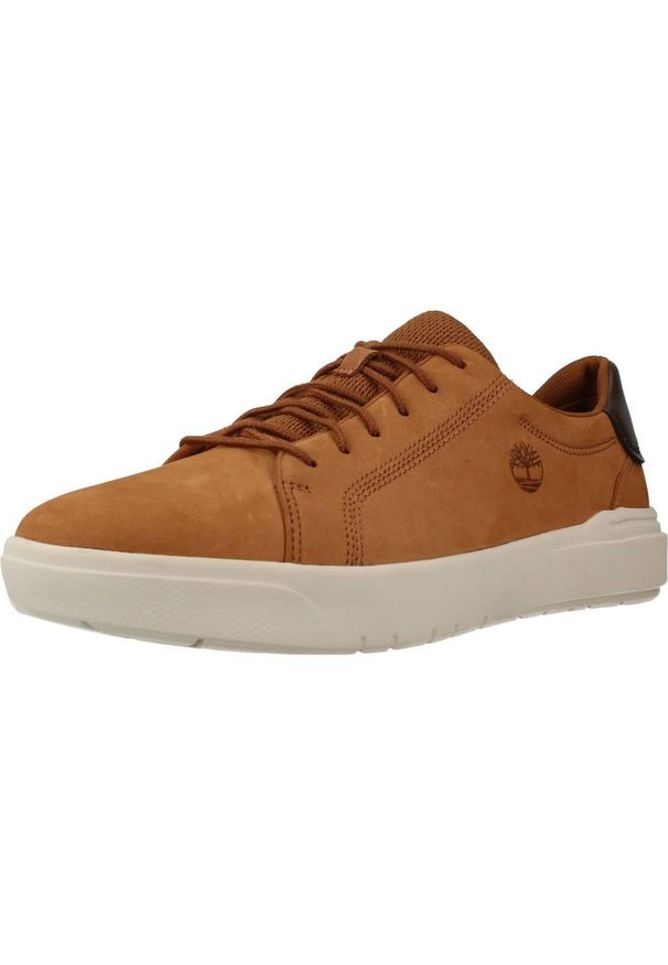 Tenisówki Timberland Model Seneca Bay Oxford Kolor Brązowy. Kolor: brązowy. Materiał: tkanina