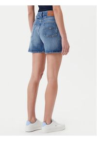 Tommy Jeans Szorty jeansowe DW0DW20092 Niebieski Mom Fit. Kolor: niebieski. Materiał: bawełna