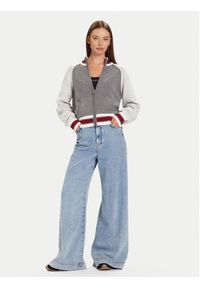 Guess Jeans Kardigan W5BR12 Z0561 Szary Relaxed Fit. Kolor: szary. Materiał: bawełna #4