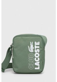 Lacoste saszetka kolor zielony. Kolor: zielony #1