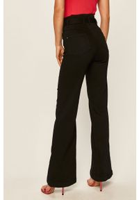 Guess Jeans - Jeansy Groy. Stan: podwyższony. Kolor: czarny. Materiał: jeans. Wzór: gładki #2
