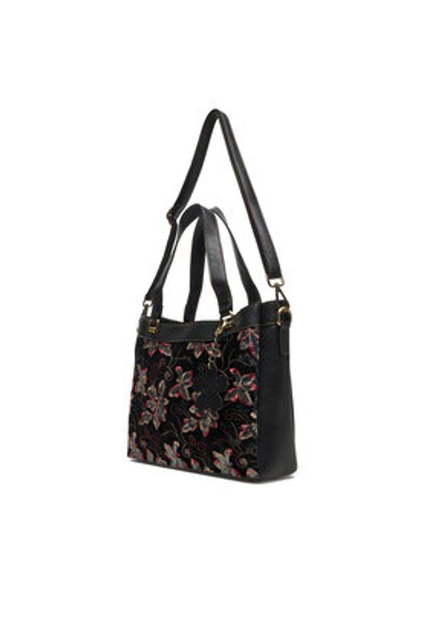 Laura Vita Torebka Aurea 03 Czarny. Kolor: czarny. Materiał: skórzane