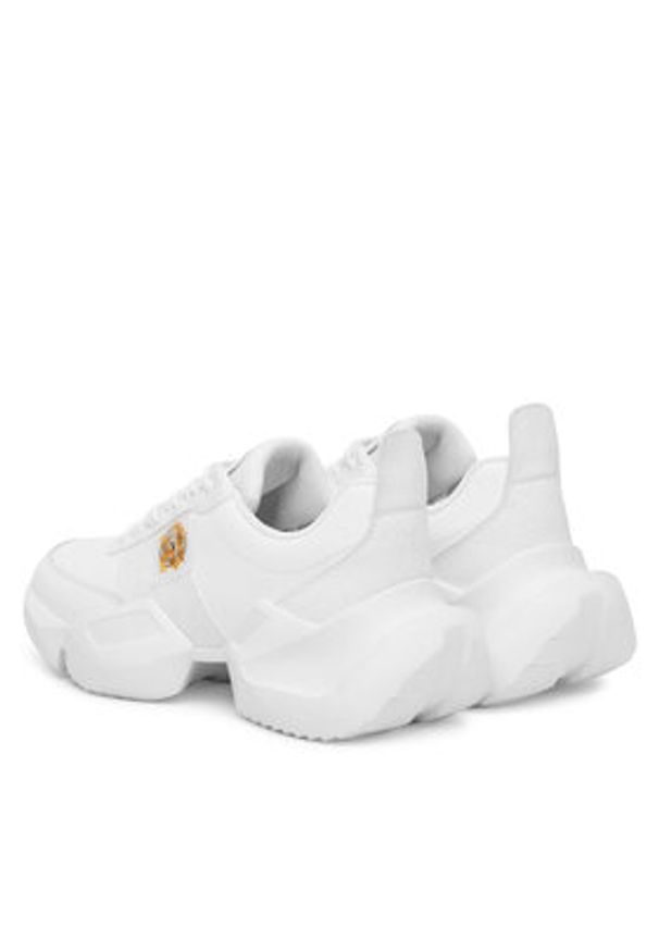 Versace Jeans Couture Sneakersy 80VA3SU8 ZPB80 3 Biały. Kolor: biały. Materiał: skóra