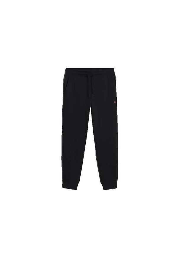 Spodnie Napapijri Malis Sum czarne na wędrówki. Kolor: czarny. Materiał: bawełna