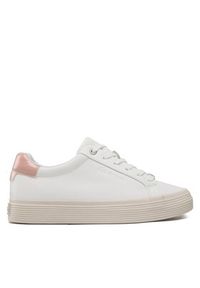 Calvin Klein Sneakersy Vulc Lace Up HW0HW01372 Biały. Kolor: biały. Materiał: skóra