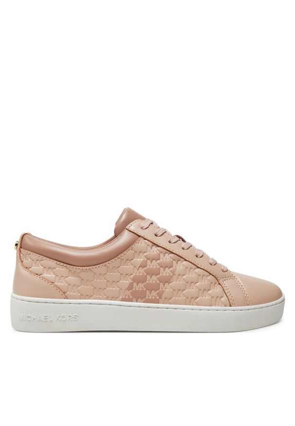 MICHAEL Michael Kors Sneakersy Juno Stripe Lace Up 43T4JUFSAL Różowy. Kolor: różowy. Materiał: skóra