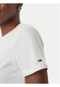 Tommy Jeans T-Shirt DW0DW22277 Biały Regular Fit. Kolor: biały. Materiał: bawełna #5