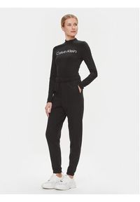 Calvin Klein Performance Spodnie dresowe 00GWS3P605 Czarny Regular Fit. Kolor: czarny. Materiał: dresówka, bawełna #3