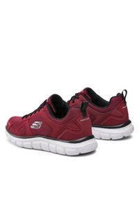 skechers - Skechers Sneakersy Scloric 2631/BUBK Bordowy. Kolor: czerwony. Materiał: materiał