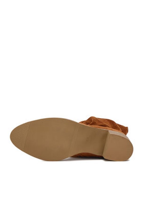 DeeZee Kozaki HX24012-1 Brązowy. Kolor: brązowy. Materiał: materiał