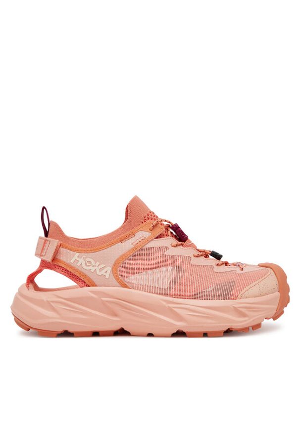 HOKA - Hoka Sandały Hopara 2 1147670 Brązowy. Kolor: brązowy. Materiał: materiał