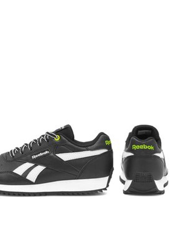 Reebok Sneakersy Rewind Run Ri 100032929-W Czarny. Kolor: czarny. Materiał: skóra. Sport: bieganie