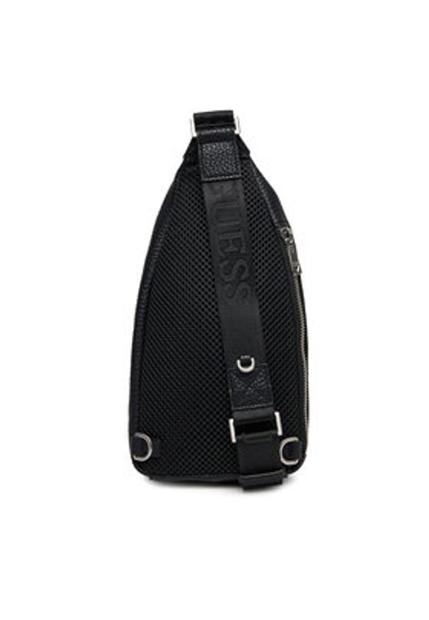 Guess Saszetka HMTOLG P5407 Czarny. Kolor: czarny. Materiał: skóra