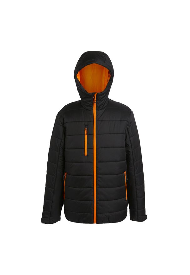 Regatta - Kurtka Ocieplana Męska Produkt Termiczny. Kolor: czarny, wielokolorowy, pomarańczowy. Materiał: puch. Sport: turystyka piesza