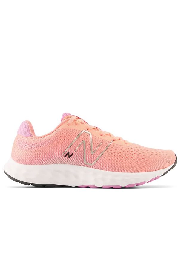 Buty New Balance W520CP8 - pomarańczowe. Kolor: pomarańczowy. Materiał: materiał, syntetyk, guma. Szerokość cholewki: normalna