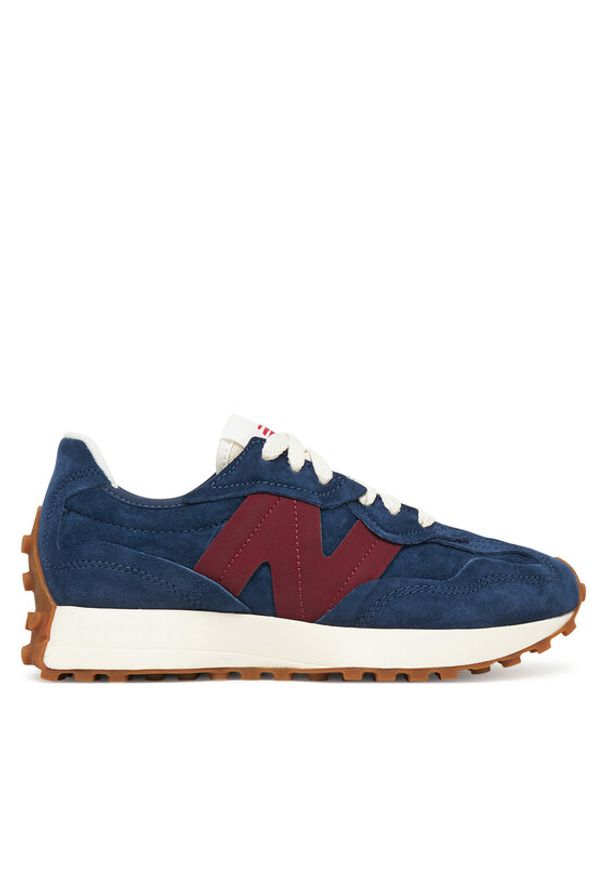 New Balance Sneakersy U327WSB W Granatowy. Kolor: niebieski. Materiał: skóra