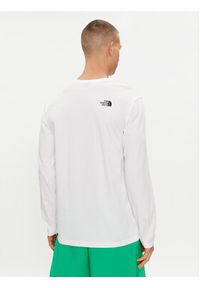 The North Face Longsleeve Simple Dome NF0A87QN Biały Regular Fit. Kolor: biały. Materiał: bawełna. Długość rękawa: długi rękaw #7