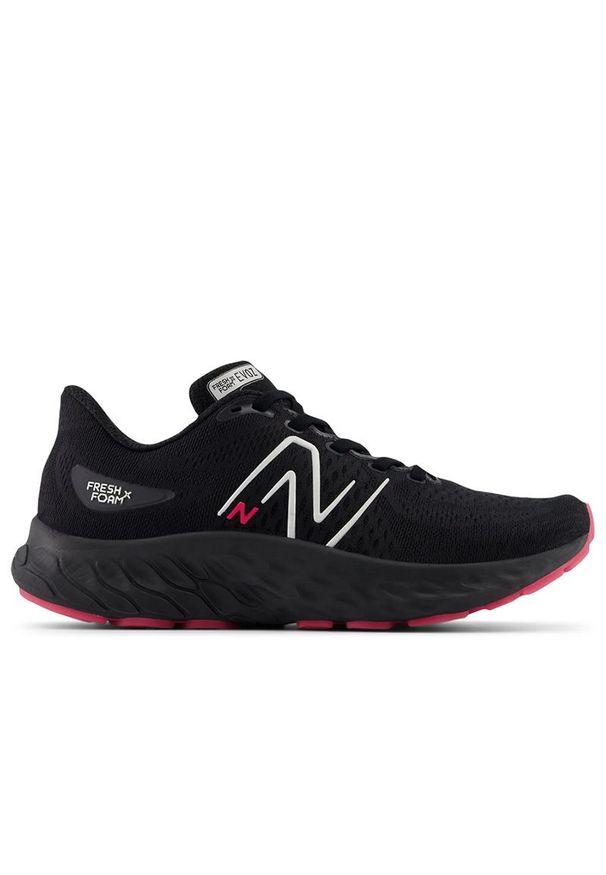 Buty New Balance Fresh Foam Evoz v3 WEVOZGB3 - czarne. Okazja: na co dzień. Kolor: czarny. Materiał: guma, materiał, syntetyk. Szerokość cholewki: normalna. Sport: bieganie, fitness