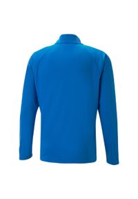 Kurtka z dresu Puma teamLIGA Graphic. Kolor: niebieski. Materiał: dresówka