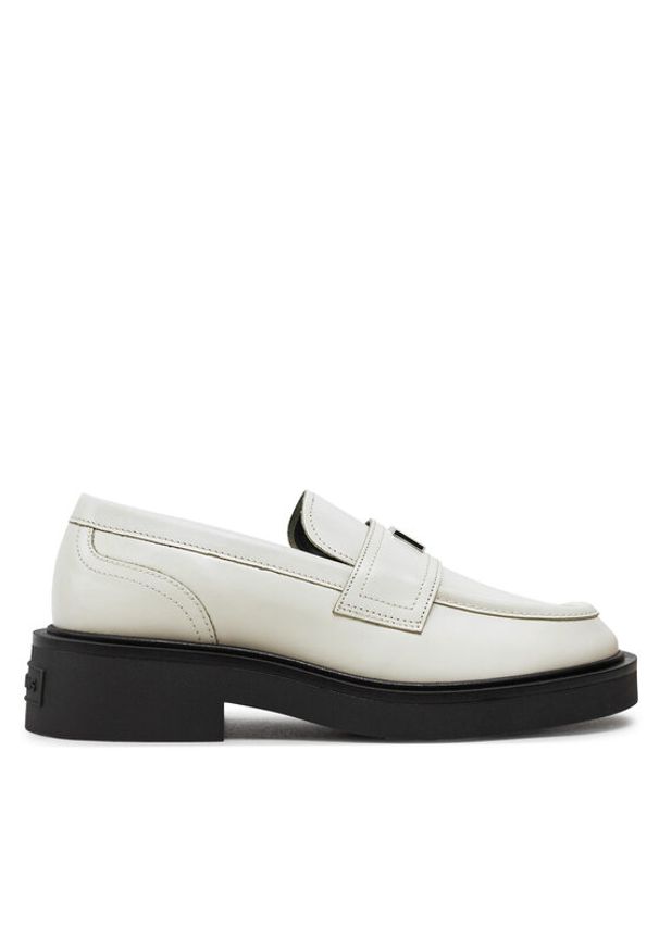 Tommy Jeans Loafersy EN0EN02602 Beżowy. Kolor: beżowy. Materiał: skóra