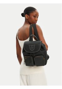 Pinko - PINKO Plecak Carrie Backpack PE 25 PLTT 104351 A1LF Czarny. Kolor: czarny. Materiał: skóra #4